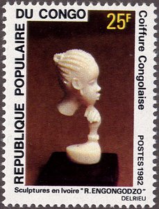 Sculpture en ivoire (coiffure)