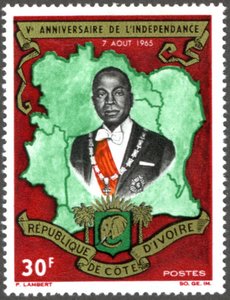 Cote-d'Ivoire independante 1960