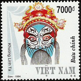 Masques de theatre vietnamien