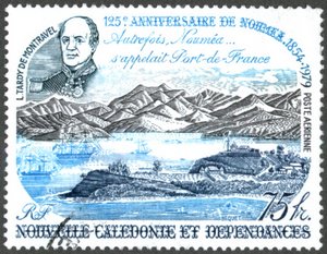 1854 fondation de Port-de-France, rebaptisé Nouméa
