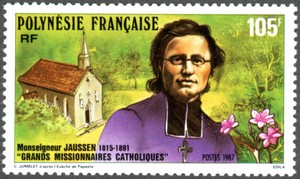 Mgr Jaussen, eveque de Tahiti 1848