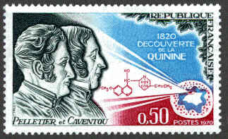 découverte de la quinine, 1820