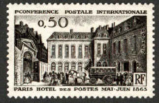 Hotel des Postes, Paris 1863