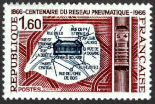 Réseau pneumatique 1866