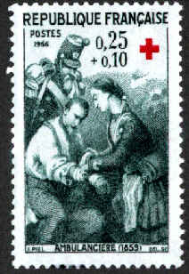 Infirmière ambulancière 1855